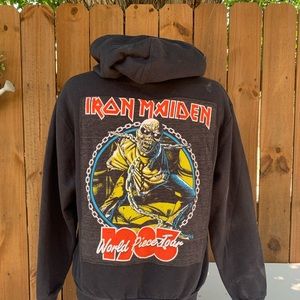 Iron Maiden reworked hoodie size Small.